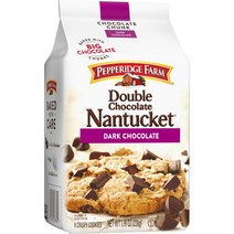 (미국직배) 1+1+1+1 페퍼리지팜 더블초코 Nantucket 다크 초콜릿 쿠키 220g Pepperidge Farm Crispy Double Chocolate Cookies