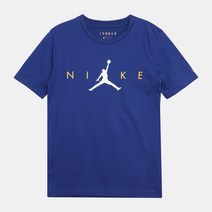 나이키 키즈 조던 점프맨 반소매티셔츠 95A740B5K 블루