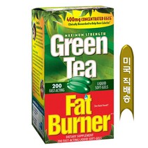 [ 1/2/3/4/5/6병 택1] Applied Nutrition 그린티 팻 버너 200정 Green Tea Fat Burner 200 softgels, 1개