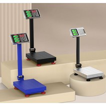 고중량 전자 저울 업소용 시장 농산물 마트 대형 창고, 180KG 블루 30×40cm