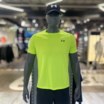 [언더아머] NC강남점 가장 기본적인 언더아머만의 기능성 티셔츠 남성 UA 테크 2.0 반팔티셔츠 라임 1326413-[369]