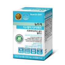 뉴트리디데이 다이렉트 프로바이오틱스 골드 플러스 유산균, 30캡슐, 3개, 30정