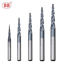 BB 볼 코 테이퍼 엔드 밀 솔리드 초경 조각 라우터 비트 릴리프 나무 금속 CNC 커터 3.175mm 4mm 1PCS, 16 R1x20xD6x50