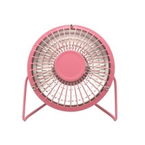 열풍기 220V 미니 전기 히터 휴대용 데스크탑 팬 석영 튜브 난방 공기 송풍기 홈 오피스 겨울, [01] PK-4 inch, [04] White EU adapter