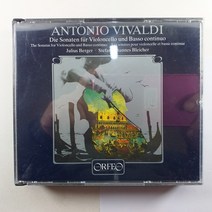 (중고CD)(MADE IN CZECH REPUBLIC) 비발디 첼로 협주곡 2CD/ 첼로 율리어스 베르거/ 1991년 발매반/ 음반 상태 A+