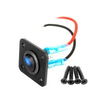 USB 토글 스위치 패널 자동차 보트 마린 블루 LED 스타일링 로커 RV 트럭 선박용 범용 12V 15 갱, 1, 1개