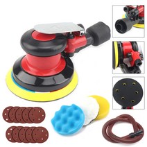 Pneumatic Sanding Machine 5 inch 125mm Air orbital sander Palm sander for Pad Pneumatic Tool with Du