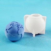 지구 모형 실리콘 몰드 3D 입체모형