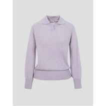 빈폴레이디스 라벤더 라쿤 혼방 T칼라 니트 (BF2X51C07T) 631923