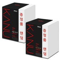 카누 미니 다크 마일드 스위트 아메리카노 100T 증정품랜덤, 카누 미니 다크 로스트 아메리카노 100T(증정품), 0.9g