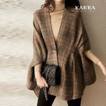 카라 KARRA 팬시뮤트체크숄가디건 KB2WCD028C