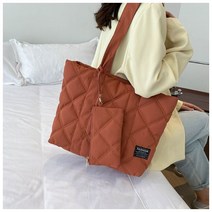 보부상가방 구름백 버블 퀼팅 누빔 쇼퍼백 패션 여성 누비 이불 겨울 가방 공간면 핸드백
