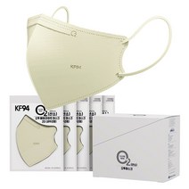 오투에어라이트 KF94 새부리형 마스크 대형 10매 국산, 아이보리