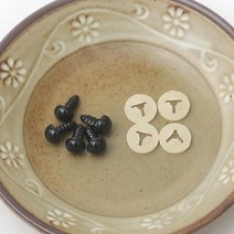 [대량구매]나사눈(인형눈) 1봉(99개), 4mm