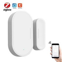 Tuya-Zigbee 3.0 도어 윈도우 센서 열기 감지기 입력 스마트 보안 경보 시스템 알렉사 구글 홈과 호환 가능, CHINA