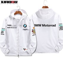 BMW 바이크 후드티 자켓 오토바이 짚업후드, XXXL 기모 없음