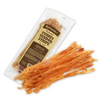 프레스키 칠면조 힘줄 스트립 강아지 츄 85g, 3개