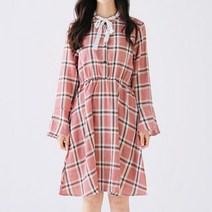 THP129896여자 봄패션 캐주얼 차이나카라 프릴 소매 원피스