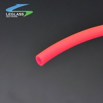 리글라스 4/6mm 실리콘 에어호스 레드 100m 1롤, 1개