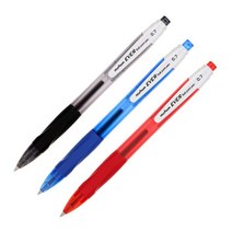 VSZ586796문화 에버펜 0.7mm 12P 초저점도 볼펜 검정 빨강 파랑