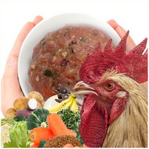 펫바프 펫푸드 강아지생식 바프식 닭 70% 야채퓨레 15종 30% 혼합제품 500g*12 수제 자연식 닭분쇄육 화식