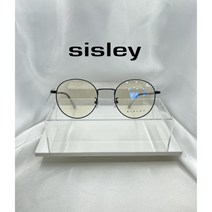 신제품 국내생산 100%정품 시슬리 시슬리안경 SISLEY S-2403 COL.4S 블랙무광&실버무광 특이한안경 안경선물 동글이안경 51사이즈 누진다초점안경추천
