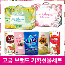 [생활4P 선물세트] [사업성공 응원] 리큐 실속구성+홍보스티커무료+최고급 꽃무늬 칼라코팅박스, [리큐핑크4P]리큐2팩+키친2개