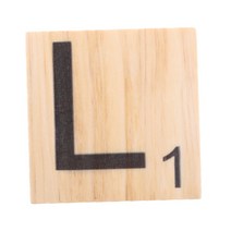 shangren 알파벳 퍼즐 타일 나무 퍼즐 보드 전통 게임, L1