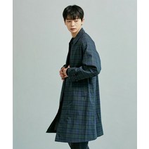 FRIZMWORKS OVERSIZED BALMACAAN COAT BLACK WATCH