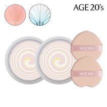 에이지투웨니스 AGE20S 볼륨에센스 엔젤링 톤업팩트 리필 세트, 톤업팩트 리필 2개