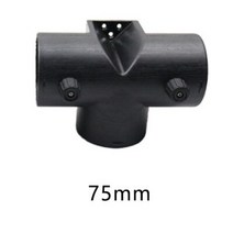 무시동 차량용 겨울 히터 온풍관 열교환기 이동식 캠핑 난로 난방 차박 60mm/75mm 차량 히터 공기 환기 덕, 01 T-75MM