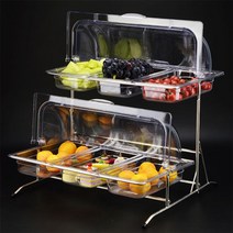 실온쇼케이스 카페 제과 런치 반찬 쇼케이스, 1/3PC 높이 10CM+ 선반 + 폴더
