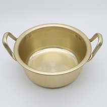 라면냄비 뚜껑없는 양은냄비 양수손잡이 대량구매 캠핑 찌개냄비, 1.14cm뚜껑 X
