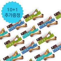 자연애 헌터본 10+1 강아지 치석제거 덴탈껌 오래씹는 강아지껌 1P, 헌터본 사슴1P