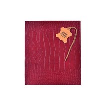 룽고가죽 재단원단 천연소가죽 와니무늬 3색 25X40cm 1장-연습가죽 가죽공예 공방수업 지갑 파우치, 레드브라운