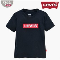리바이스키즈 NC12 박스텝 반팔티셔츠BK VPM13QTS47