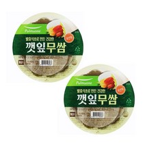 (냉장)[풀무원]깻잎무쌈300gx2, 300g, 2개