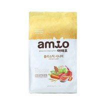 아미오 시니어 홀리스틱 강아지 사료, 연어+곡물, 1.4kg, 1개