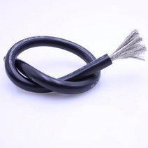 전기선 내열 케이블 배선 소프트 실리콘 와이어 14awg 15awg 16awg 18awg 20awg 22awg 24awg 26awg 17awg 커넥터, 검은색, 1m