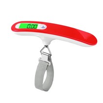 50kg x 10g 디지털 수하물 저울 휴대용 전자 무게 균형 여행 가방 걸이형