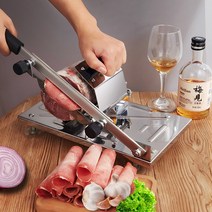 햄 슬라이서 냉동 냉장 육절기 양배추 고기 대패 야채, 단품