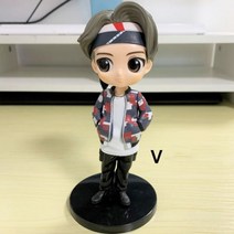 7 한국 카와이 KPOP 스타 톱 그룹 PVC 피규어 장난감 귀여운 방탄 소년 a. R.m.y 액션 인형 소녀 선물, without a box 6