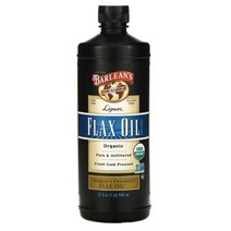 발린스 유기농 리그난 아마씨오일 946ml(32fl oz)옵션확인필수, 32 액상 온스