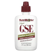 NutriBiotic 비건 GSE 왕귤 씨앗 추출물 농축액 59ml(2fl oz)