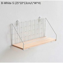 벽 디스플레이 선반 욕실 거실 주최자 홈 액세서리 도구 경량 렉 설치, B-White-S aliexpress