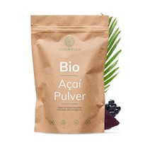 Desgn Change Vegan Flow 생식 및 통 베리류 유기농 아사이 파우더 동결 건조 100g 스무디용 과일 요거트 보울
