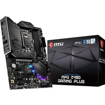 MSI MPG Z490 게이밍 플러스 메인보드 ATX 10세대 Intel 코어 LGA 1200 소켓 DDR4 CF 듀얼 M.2 슬롯 USB 3.2 2세대 2.5G LAN DP/HD, MPG Z490 GAMING PLUS