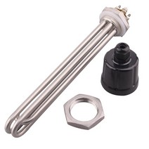 미니 온수기 양조장 히터 전기 물 가열 침수, 10.DN32 - 6kw-with locknut
