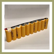 니카드충전지 니카드 1300SC-10N(12V 1300mAh)R+선 니카드조립작업, 1개