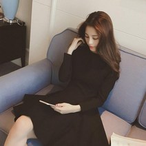 로맨틱 플레어 원피스여성스러운 로맨틱원피스 플레어핏 블랙원피스 하객원피스